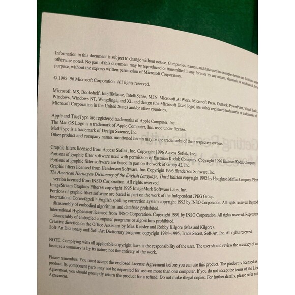 Getting Results with Microsoft Word 97 Windows 1995-96 Manual - Picture 4 of 8